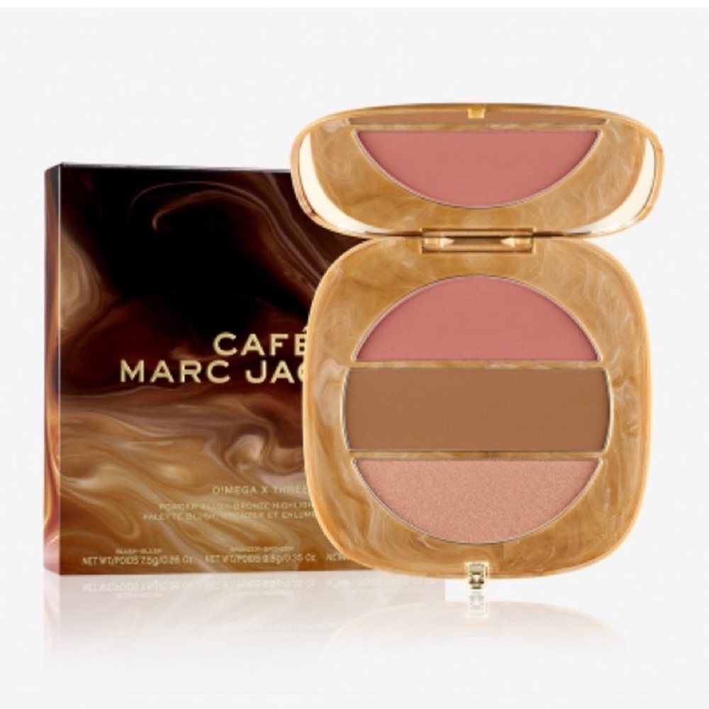 MARC JACOBS -O!Mega x Three Powder Blush-Bronze-Highlight Palette